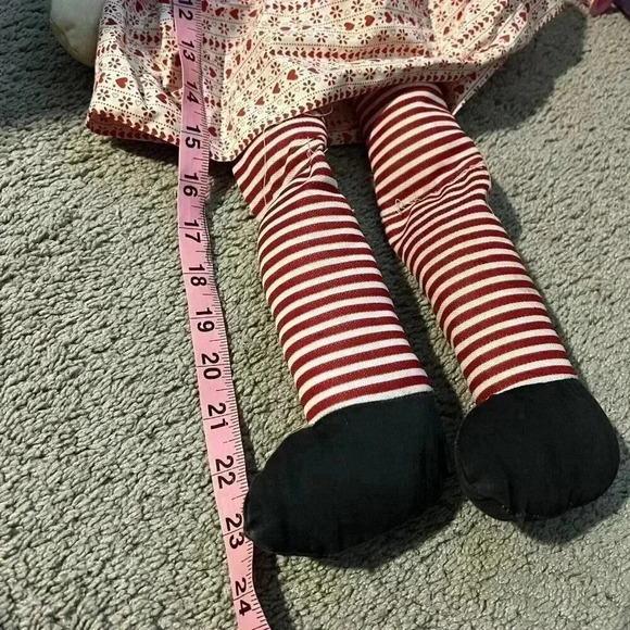 Vintage Raggedy Ann Handmade Doll 23" Embroidered Face - Picture 5 of 5